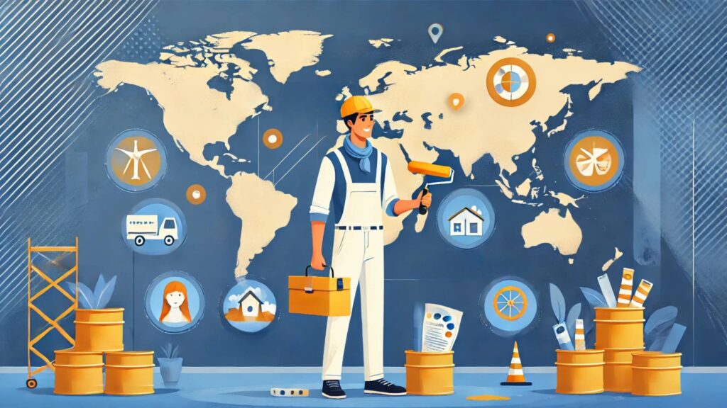 Benefits of Working as an Indian Painter Abroad-unityservicesgroup