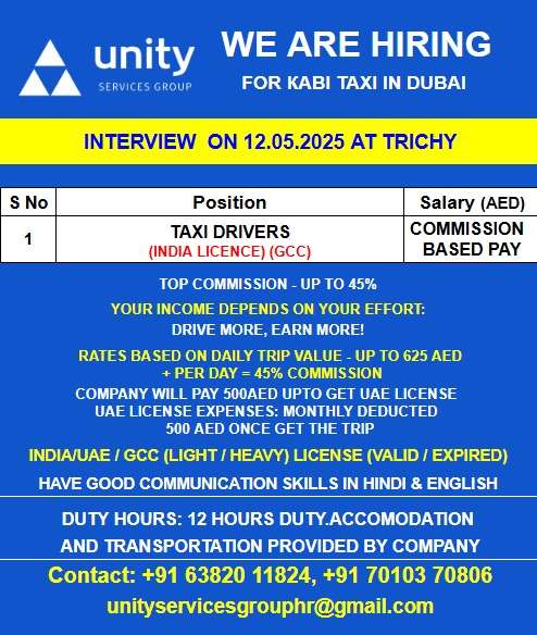 FOR KABI TAXI IN DUBAI