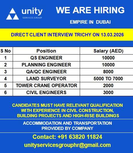 WE ARE HIRING EMPIRE IN DUBAI