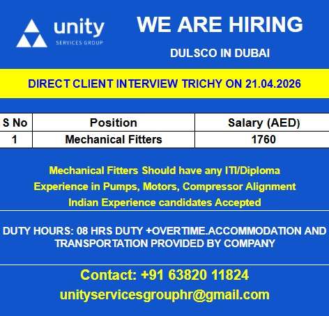 WE ARE HIRING DULSCO IN DUBAI