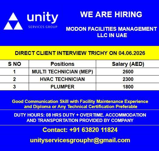 Modon Facilities UAE Jobs 2026 | MEP & HVAC Vacancies
