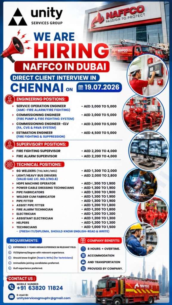 NAFFCO Dubai Jobs 2026