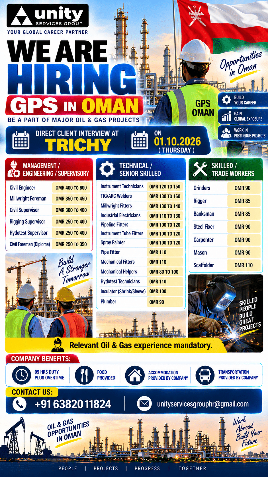 WE ARE HIRING GPS IN OMAN