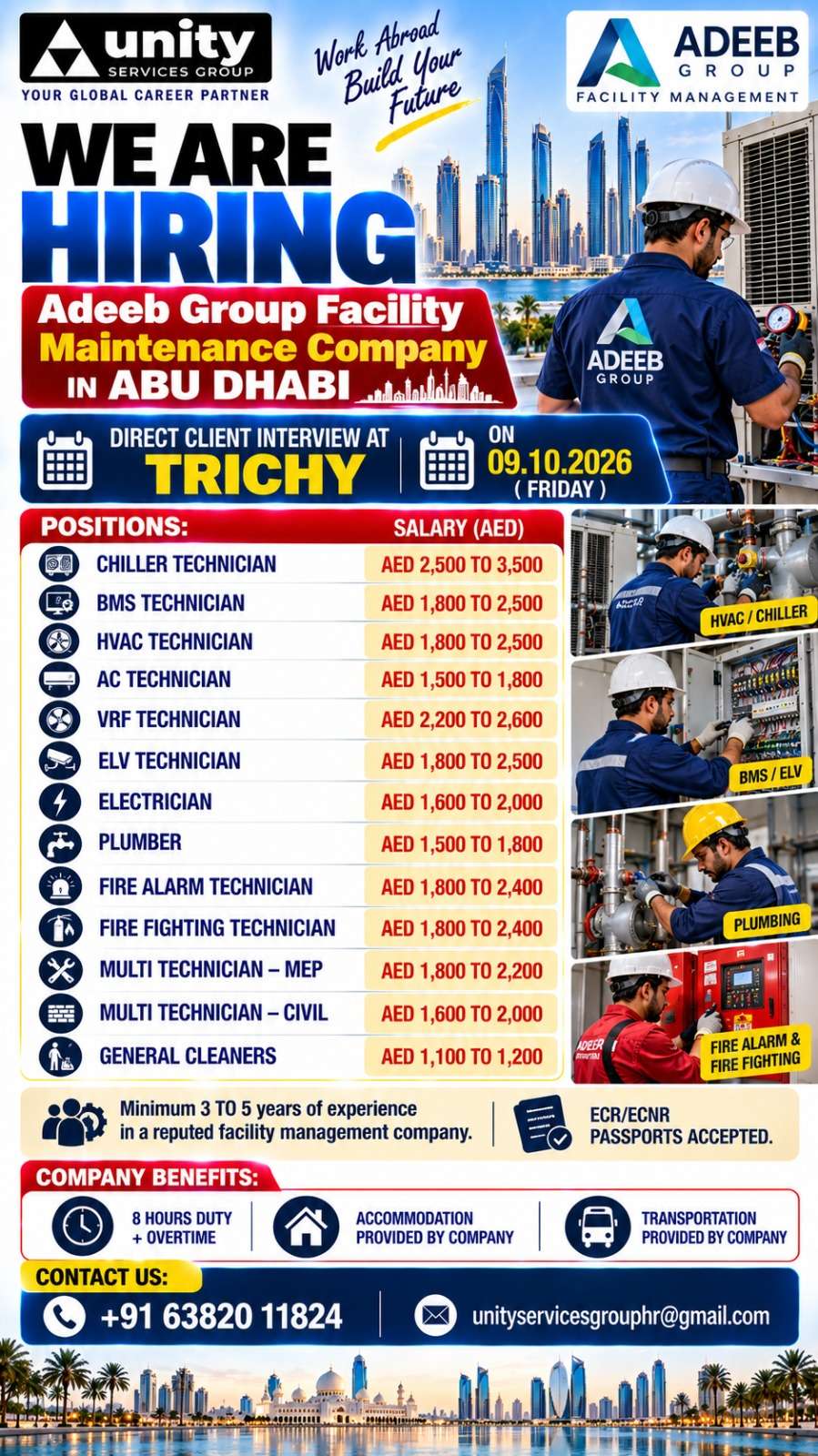 Abu Dhabi Facility Maintenance Jobs