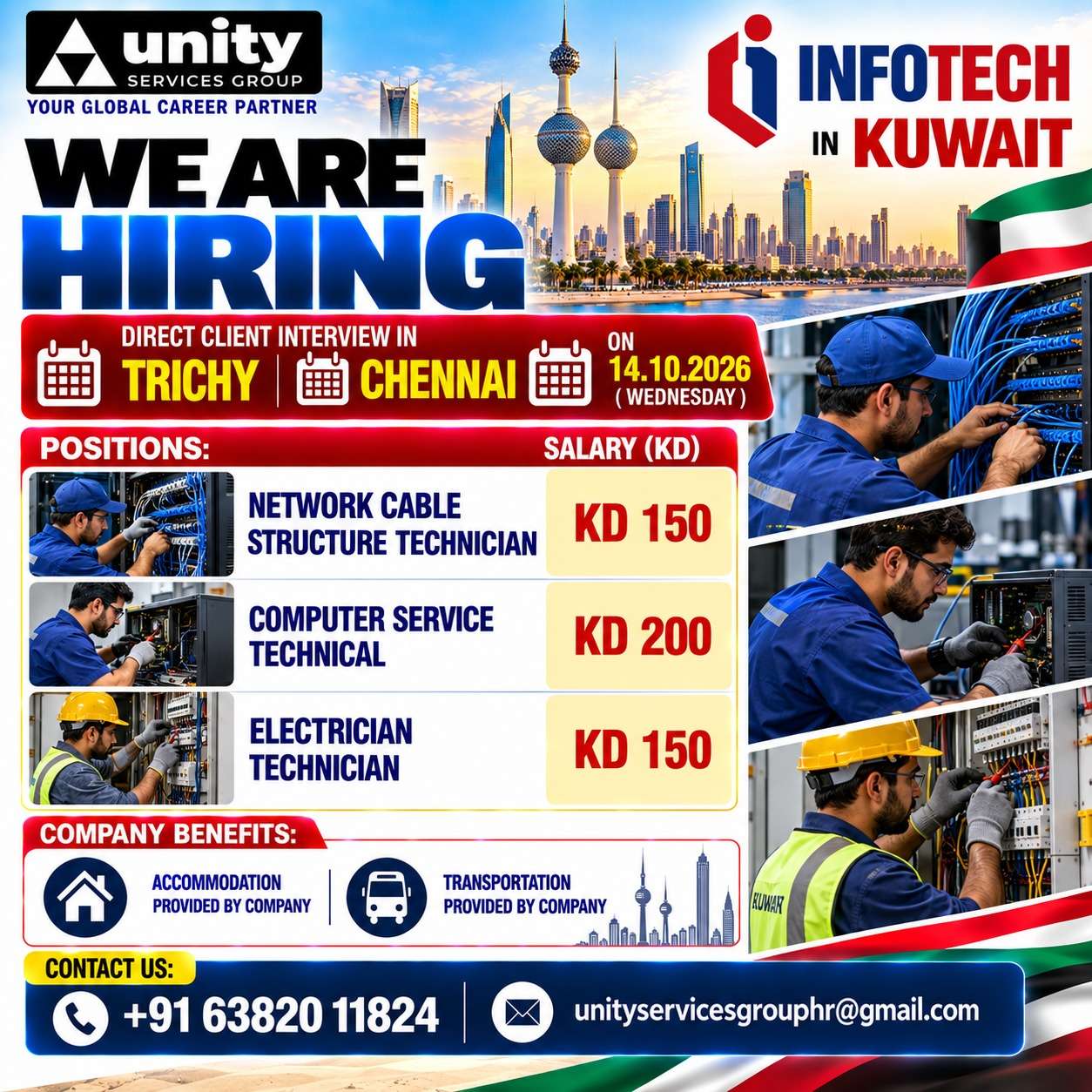 Kuwait Technician Jobs 2026 – Hiring Now