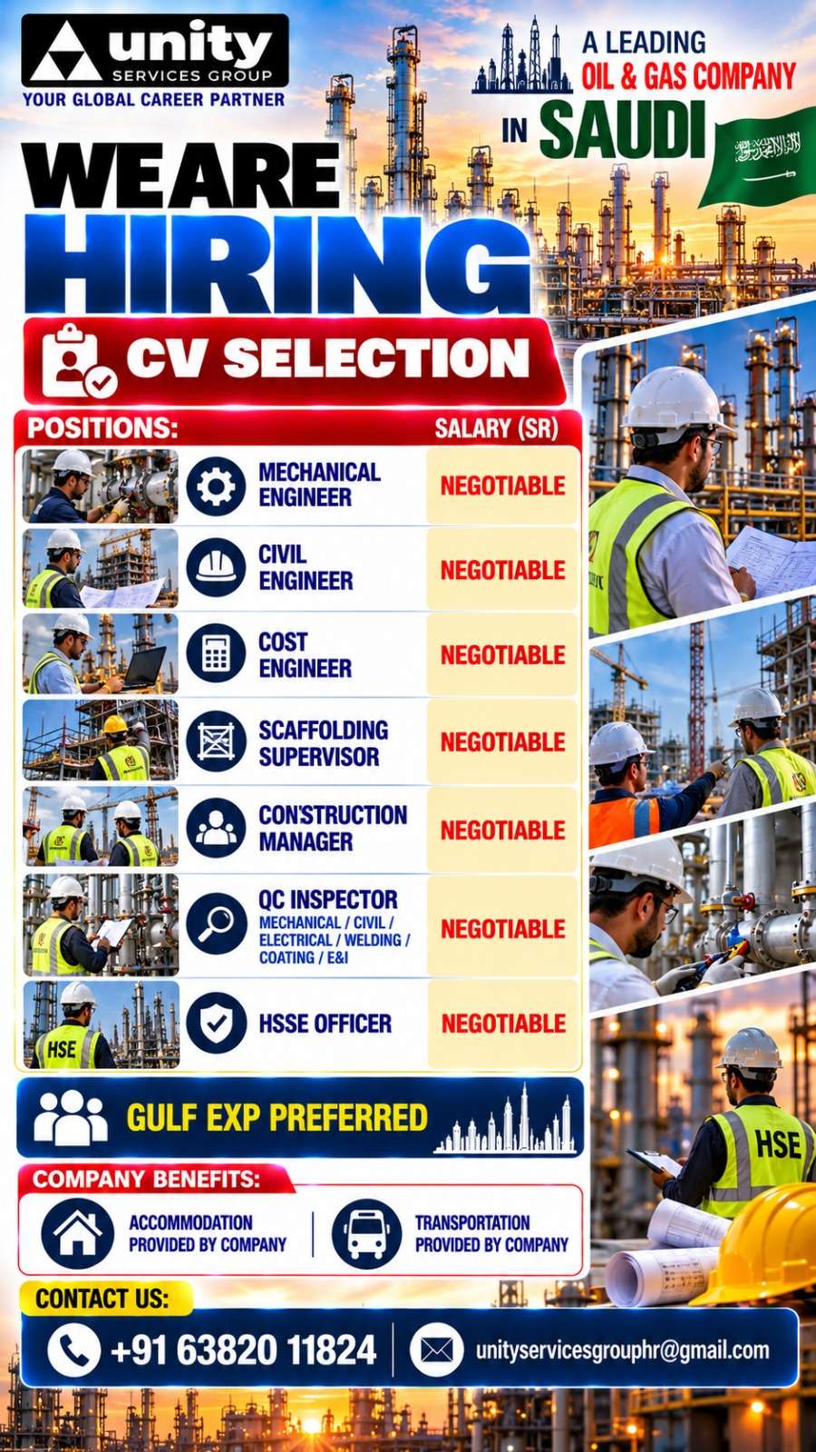 Saudi Arabia Oil and Gas Jobs | Hiring 2026